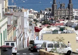 Risco de San Nicolás, en la capital grancanaria.