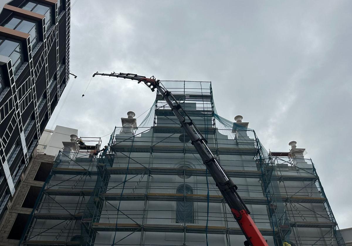 Un paso más en la renovación de la iglesia de La Luz