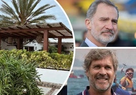Imagen de la finca Casa Quintanilla, situada en Bañaderos, donde acudió Felipe VI con motivo del enlace del regatista y medallista olímpico Fernando León.