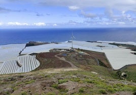 Recreación de las instalaciones de la planta de biogás y compost en la ubicación prevista.