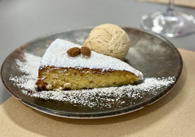 Tarta de Santiago en Saliviento