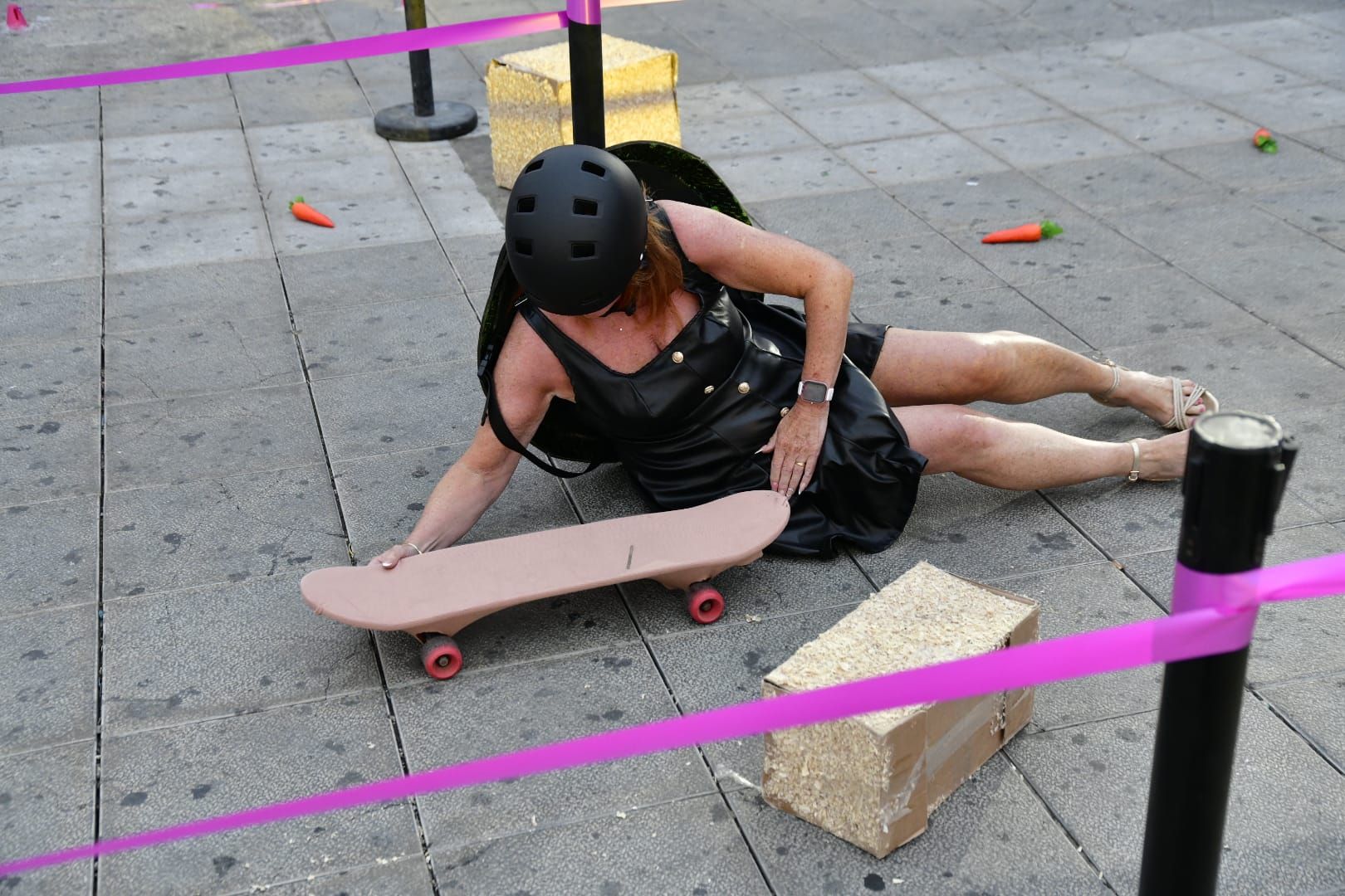 Con tacones y a la carrera por el Pride