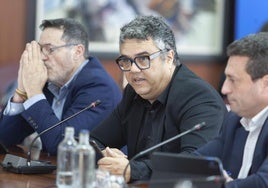 Armando Santana, en el pleno de este martes.