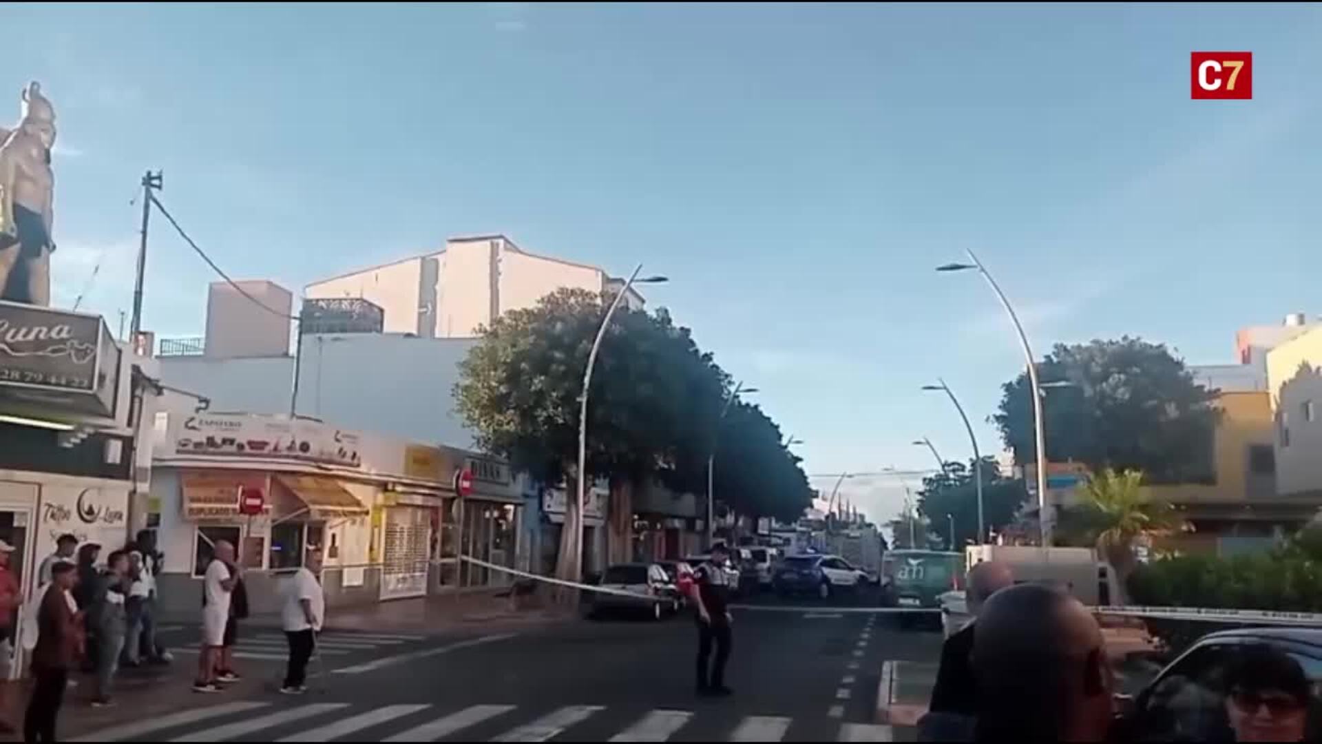 Un escape de gas obliga a cerrar varias calles en Vecindario