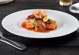 Bacalao a la marinera con almejas de Marín Berasategui.