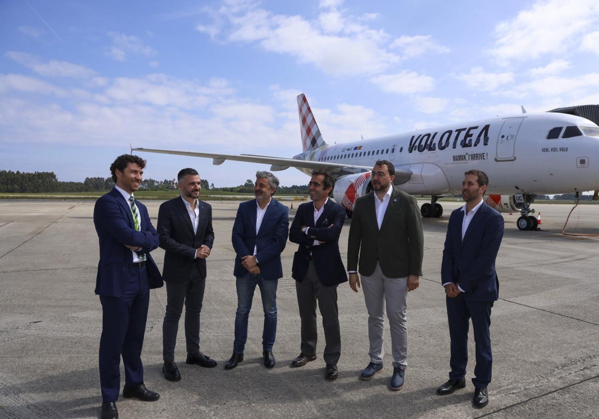 Pedro Cotilla, Jorge García, Alejandro Calvo, Carlos Muñoz, Adrián Barbón y Gabriel Schmilovich.
