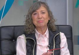 Yolanda Alicia ante las cámaras en uno de los últimos programas que presentó.