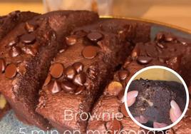 Cómo hacer un brownie saludable de forma sencilla en solo cinco minutos