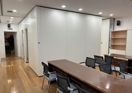 El nuevo espacio polivalente del Ayuntamiento de Atxondo.
