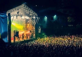 Imagen de un concierto en una de las ediciones pasadas de los Santacruces.