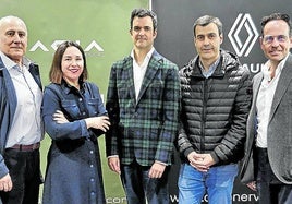 Luis María Vidal, Nuria Lekue, Jon Lekue, Miguel Ángel Gómez Viar y Gerva Vallejo.