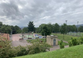Vista del parque de Basozelai que será cubierto.