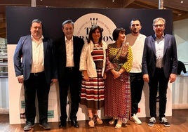Algunos de los invitados a la gala que se celebró en el hotel Marqués de Riscal.