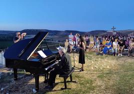 Uno de los recitales de piano celebrados en Fuentidueña.
