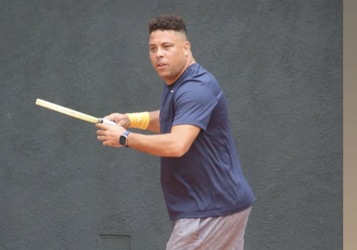 Ronaldo Nazário optó por el tenis antes que ver al Real Valladolid contra el Getafe