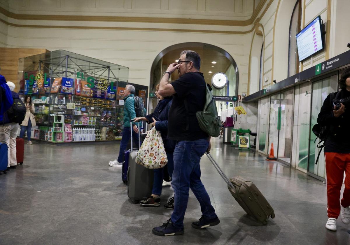 Estación de Campo Grande, en Valladolid.