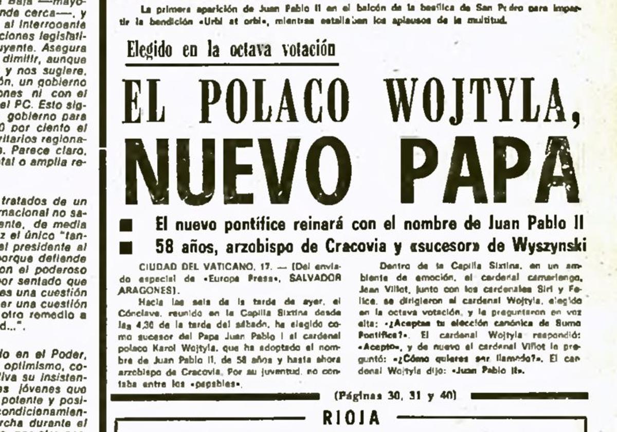 Otro cónclave, aquel Papa
