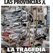 Imagen - «La tragedia del siglo». Fue el rotundo titular con el que LAS PROVINCIAS informó sobre la dramática dana en la portada del pasado 31 de octubre. La fotografía habló por sí sola