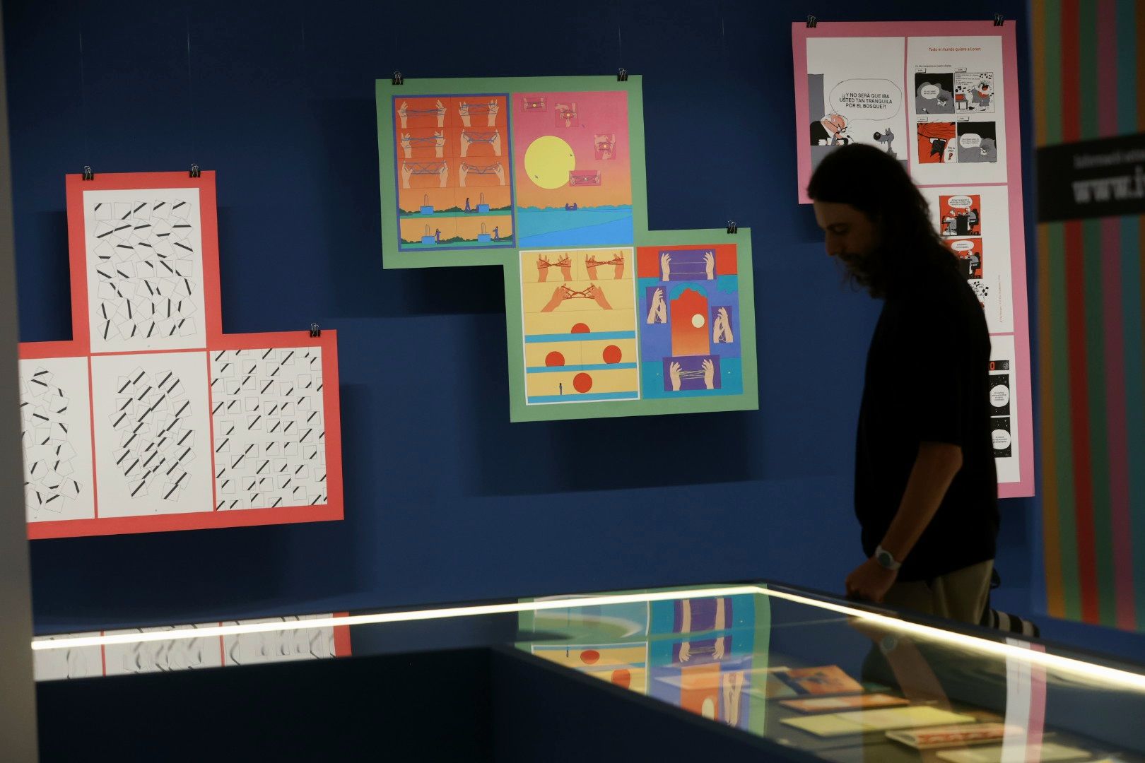 Fotos de la exposición &#039;¡Eso no es cómic! Fanzines...&#039; en Valencia