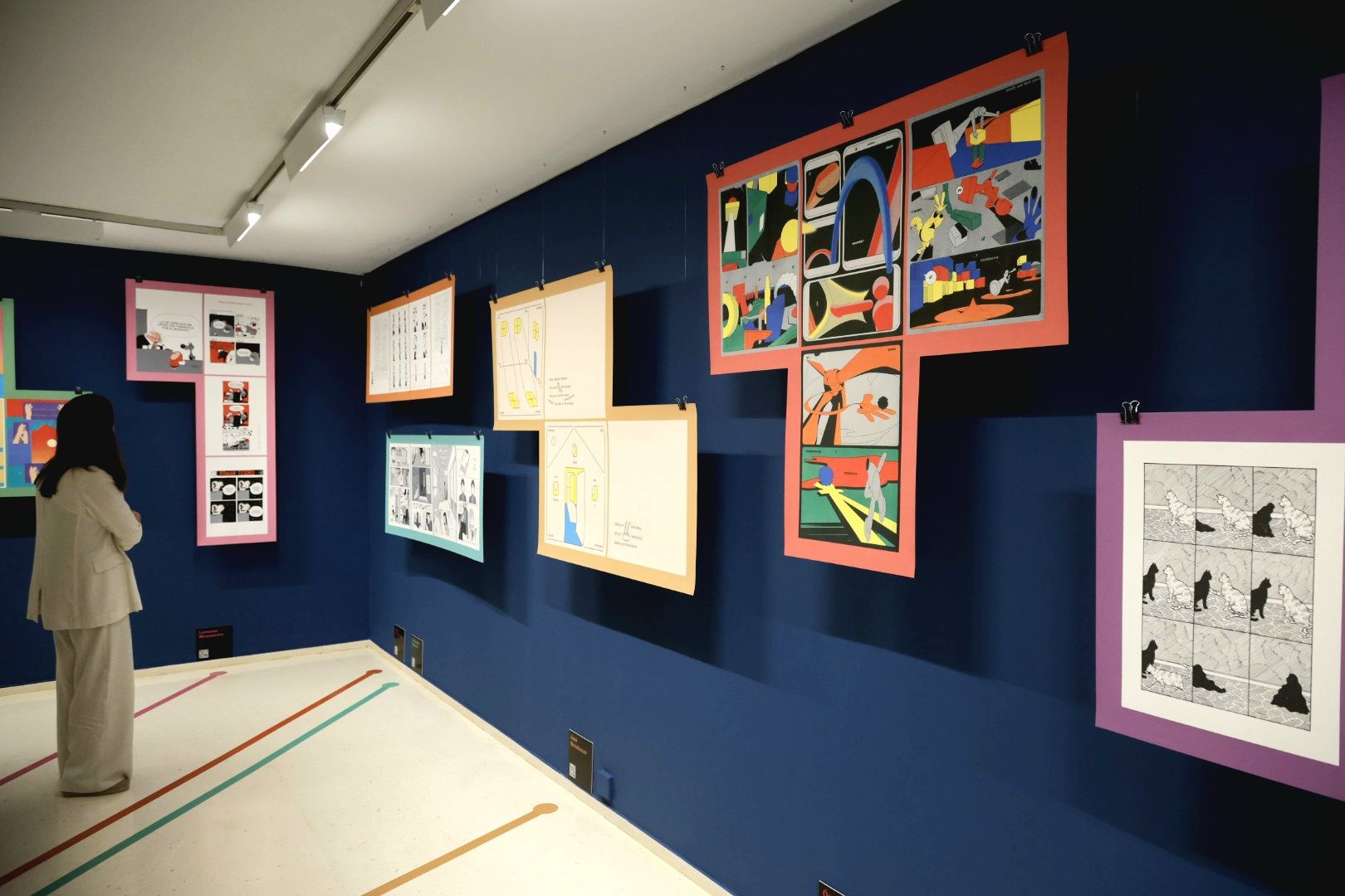 Fotos de la exposición &#039;¡Eso no es cómic! Fanzines...&#039; en Valencia