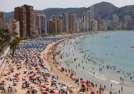 Benidorm en verano.