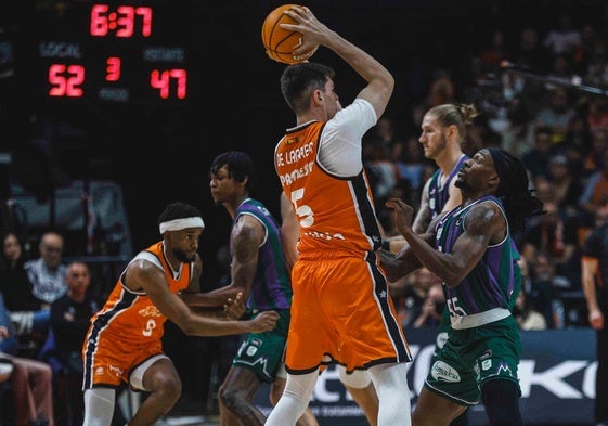 Uno de los partidos de Valencia Basket esta temporada.