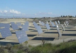 Imagen de archivo de un huerto solar de Soltec.