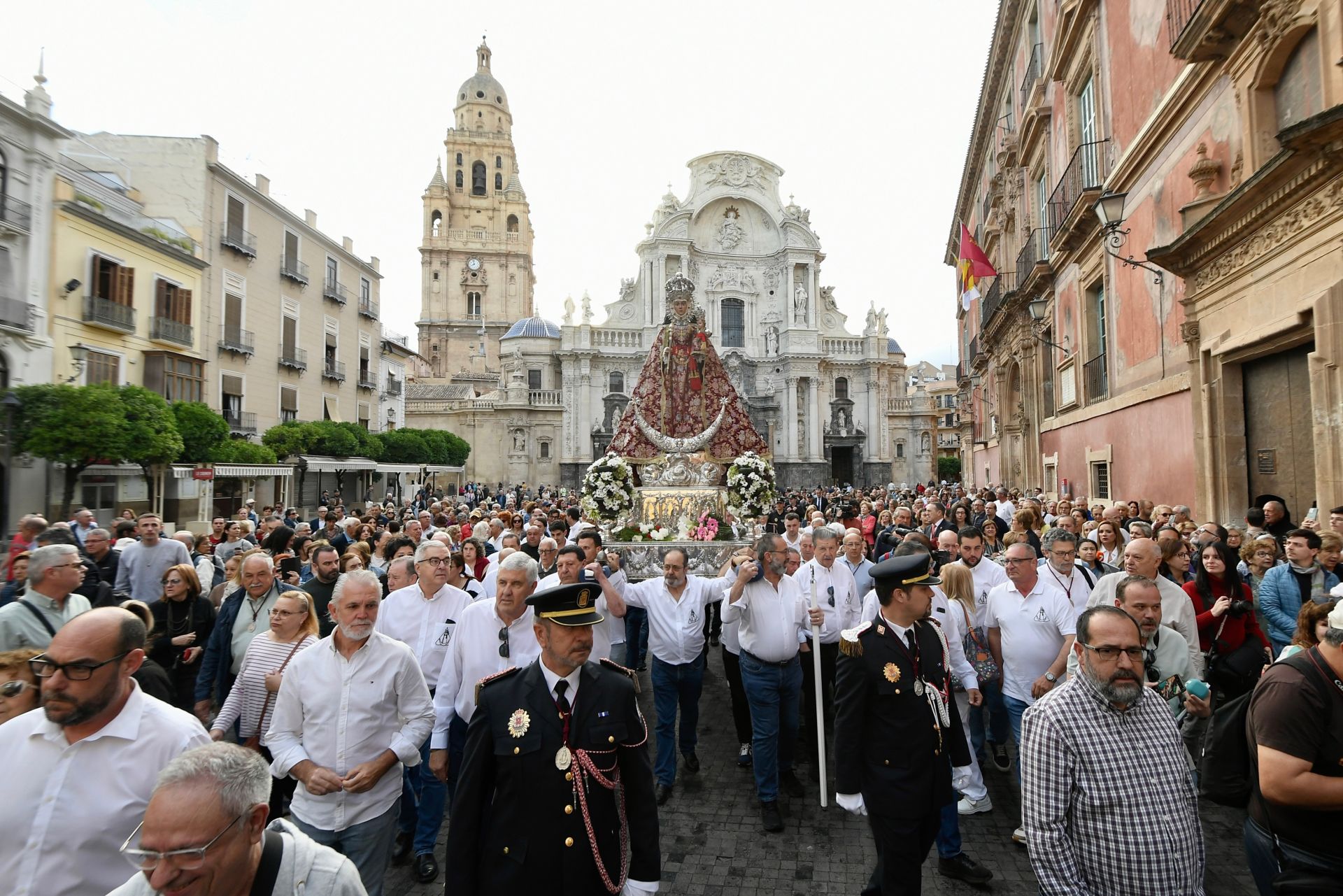 En imágenes, el regreso de la Fuensanta a su santuario tras las Fiestas de Primavera