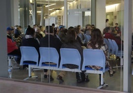 La sala de espera de Urgencias en una imagen de archivo.