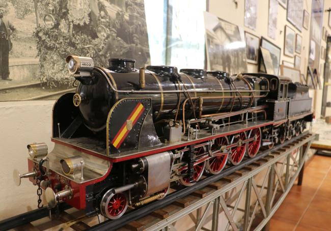 Una maqueta donada al museo.