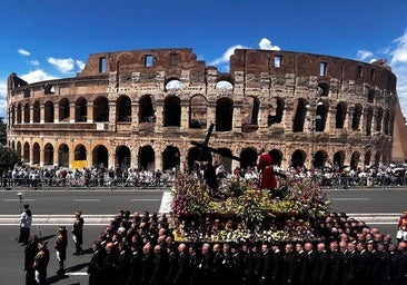 Roma rinde honores a un Nazareno doblemente histórico