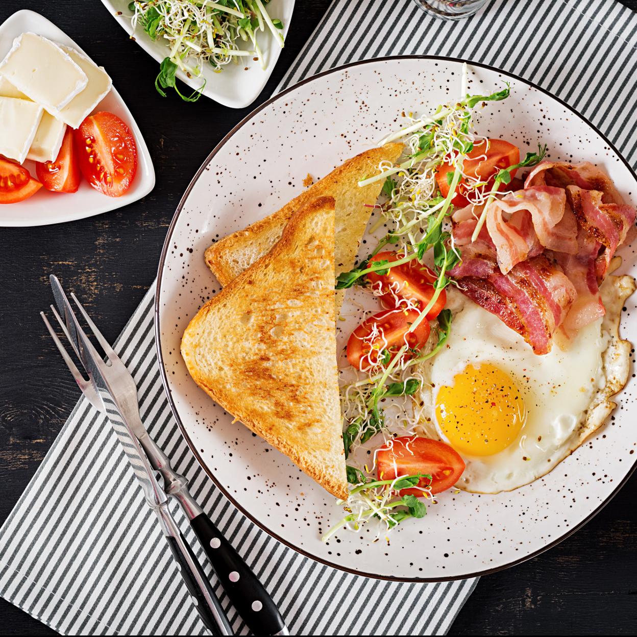 Ideas de desayuno salado saludable para controlar los picos de glucosa