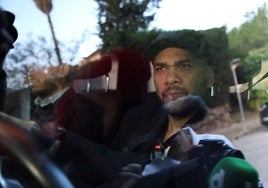 Dani Alves después de que el TSJC, anulara el viernes su condena por violación.