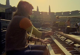 Richard Wright, teclista de Pink Floyd fallecido en 2008, en un momento del documental.