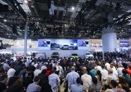 Presentación de las marcas chinas en el Salón de Shangái