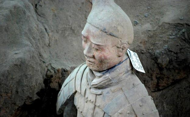 Detalle de un Guerrero de Xi'an.