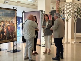 Presentación de la exposición interactiva en Elche este viernes.
