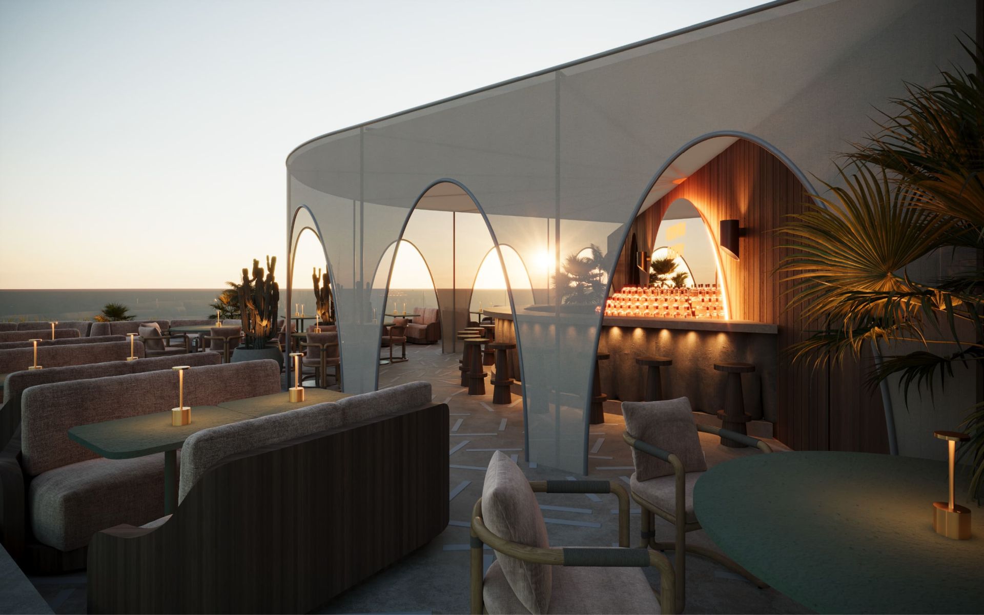This is how the new restaurant in Alicante's port looks.