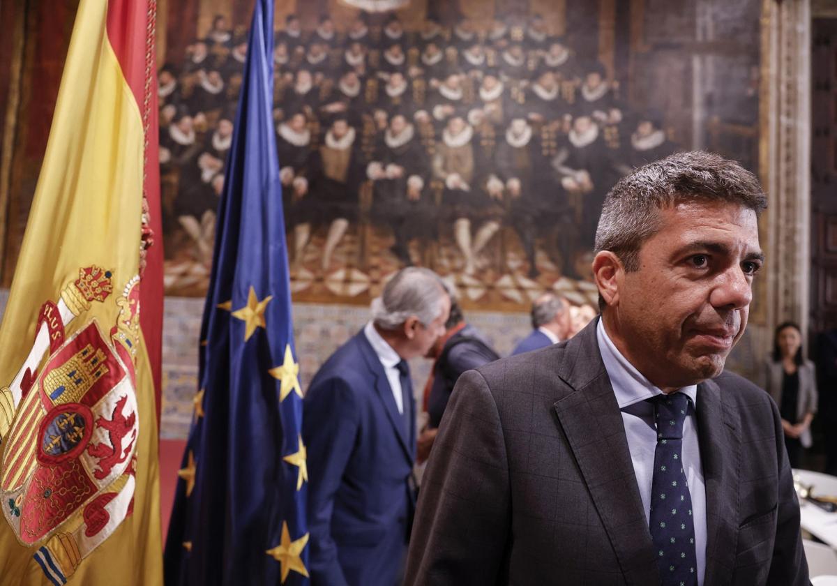 Mazón se reúne con los proveedores de la Generalitat y exige al gobierno central el Extra FLA.